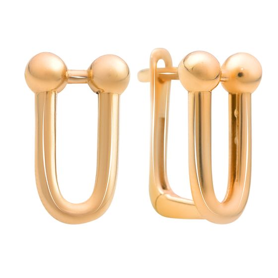 Silver earrings without stones