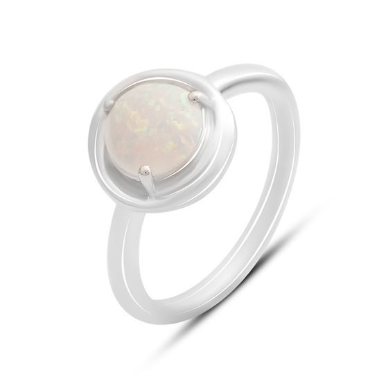 Срібна каблучка з опалом 0.906ct