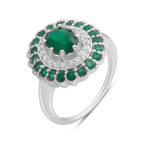 Срібна каблучка з агатом 2.228ct