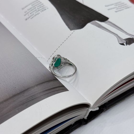 Серебряное кольцо с агатом 3.288ct
