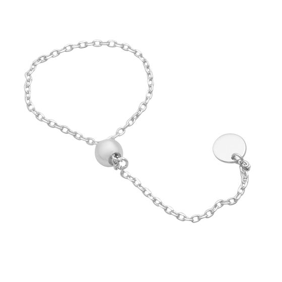 Silver ring without stones