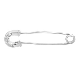 Серебряная подвеска с фианитами