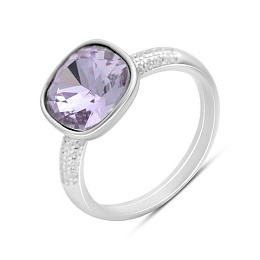 Silver Ring with Fianites