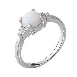 Серебряное кольцо с опалом 0.669ct