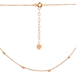 Золотое колье без камней