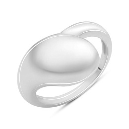 Silver ring without stones