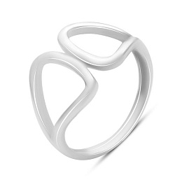 Silver ring without stones