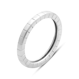 Silver ring without stones