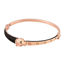 Золотий браслет з фіанітами 2.01ct