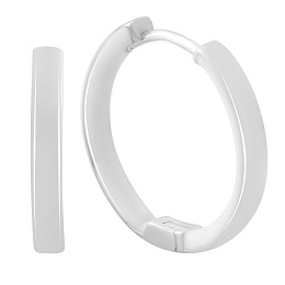 Silver earrings with enamel