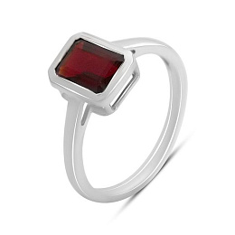 Серебряное кольцо с гранатом nano 1.261ct