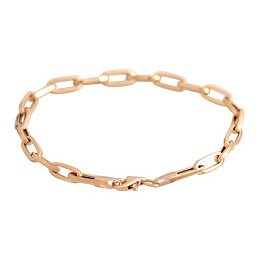 Gold bracelet without stones
