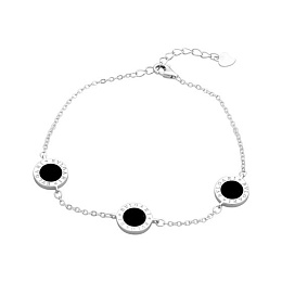 Срібний браслет з емаллю