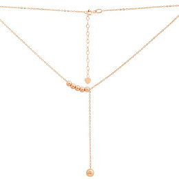 Золотое колье без камней