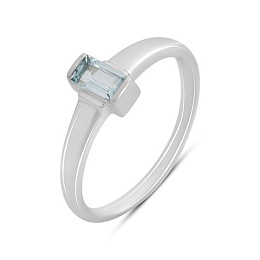 Серебряное кольцо с топазом 0.368ct