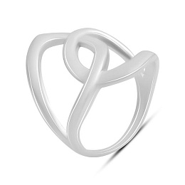 Silver ring without stones