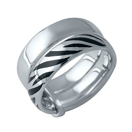 Silver ring without stones