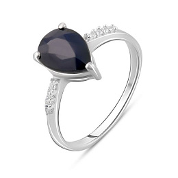 Серебряное кольцо с сапфиром 2.325ct