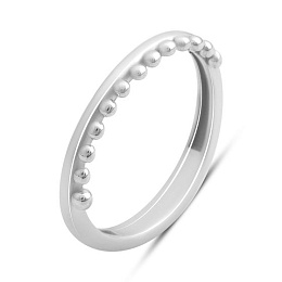 Silver ring without stones