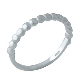Silver ring without stones