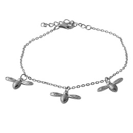 Silver bracelet without stones