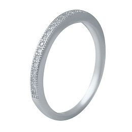 Silver Ring with Fianites