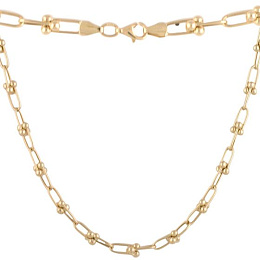 Золоте кольє без каменів