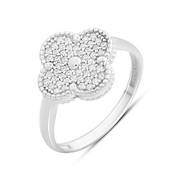 Серебряное кольцо с фианитами
