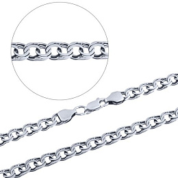 Silver chain without stones