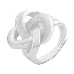 Silver ring without stones