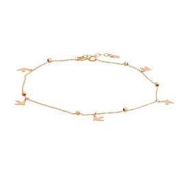 Gold bracelet without stones