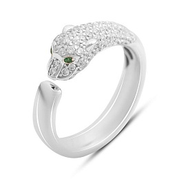 Золотое кольцо с фианитами 0.71ct