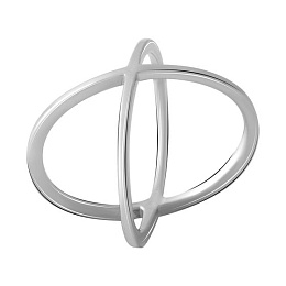 Silver ring without stones