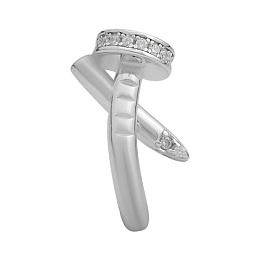 Срібні сережки з фіанітами