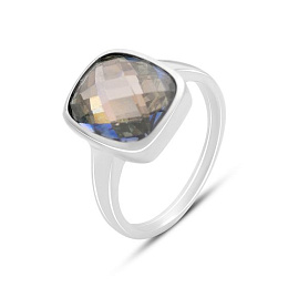 Серебряное кольцо с мистик топазом 8.181ct