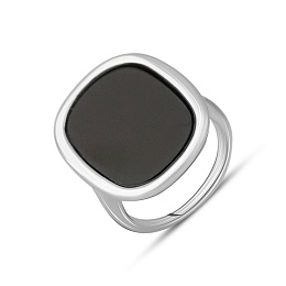 Серебряное кольцо с ониксом 4.078ct