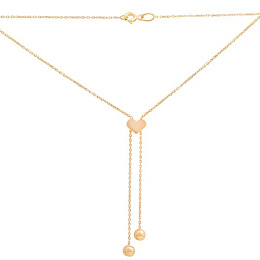 Золотое колье без камней