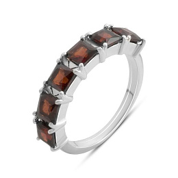 Серебряное кольцо с гранатом 2.617ct