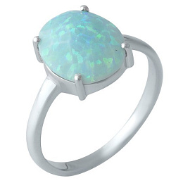 Серебряное кольцо с опалом