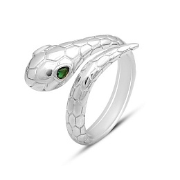 Silver Ring with Fianites