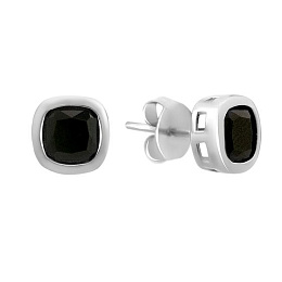 Silver Earrings with Fianites