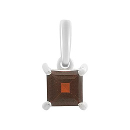 Серебряная подвеска с гранатом 0.923ct