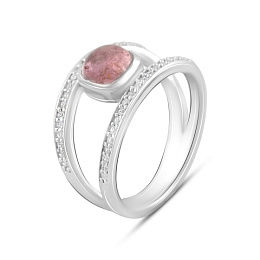 Silver ring with tourmaline 1.808ct