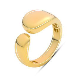 A gold ring without stones