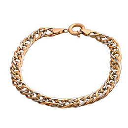 Gold bracelet without stones