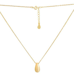 Silver necklace without stones