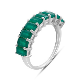 Silver ring with agate 2.63ct