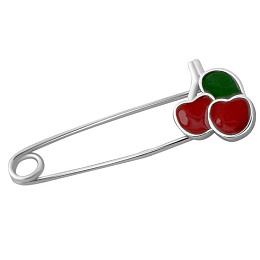 Серебряная подвеска с емаллю