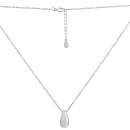 Серебряное колье без камней