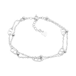 Серебряный браслет без камней